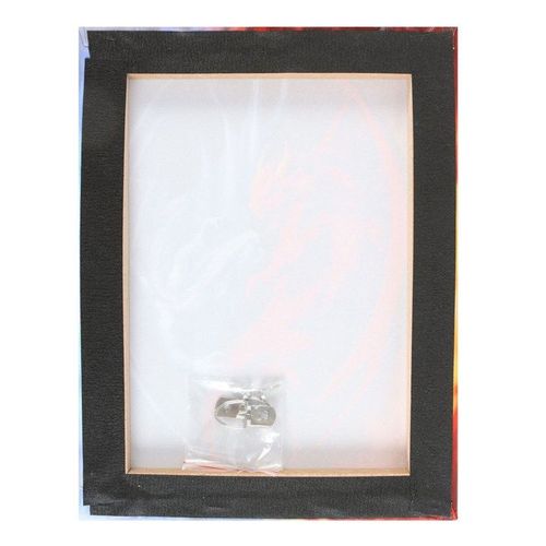 19x25cm Fire and Ice Canvas Plaque by Anne Stokes | Inspired Creative Gifts | UK Supplier