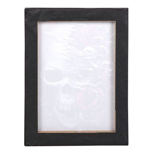 19x25cm Skulls n Roses Canvas Plaque by Spiral Direct | Inspired Creative Gifts | UK Supplier