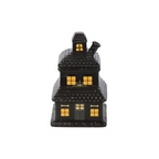 Black Haunted House Oil Burner and Wax Warmer