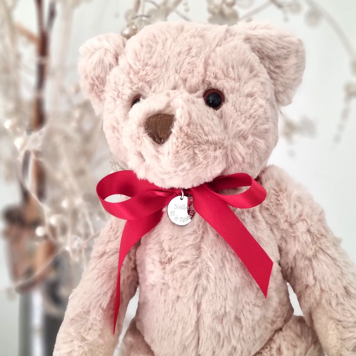 Personalised My 1st Christmas Teddy Bear & Duchess Disc | Baby Gifts