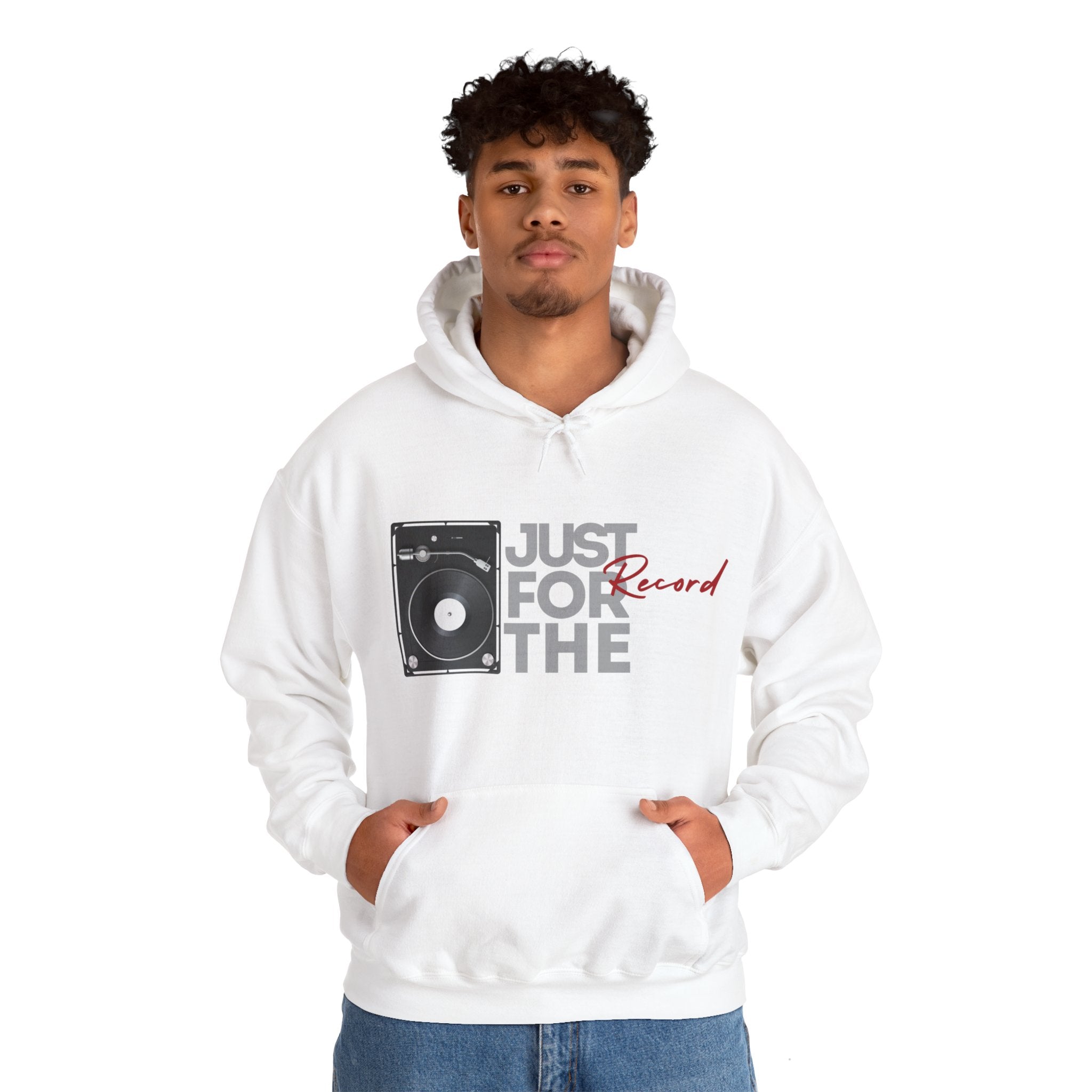 'Just for the Record' Men's Hoodie