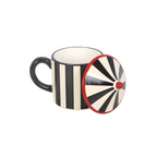 Black Striped Circus Tent Mug