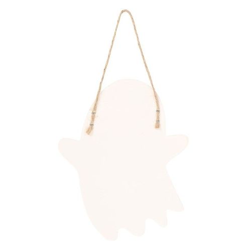 20cm Ghost Shaped Hanging Sign | Inspired Creative Gifts | UK Supplier