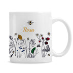 Personalised Wild Flower Mug