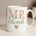 Personalised Mr Autumnal Mug for Wedding