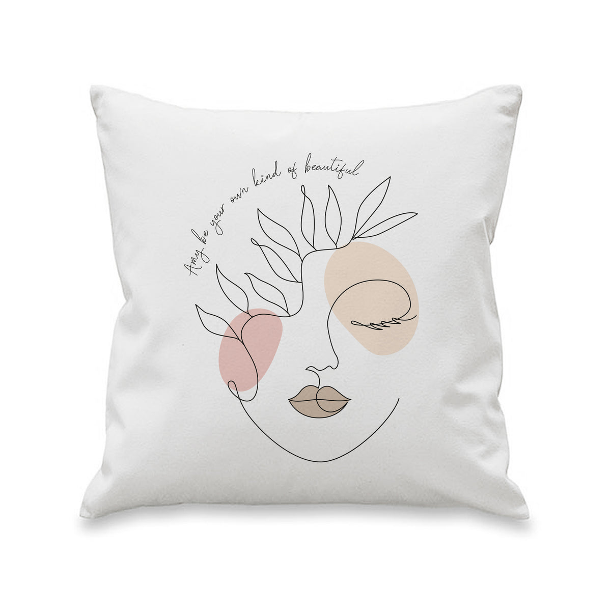 Personalised Grace Line Art Cushion | Christmas Gift