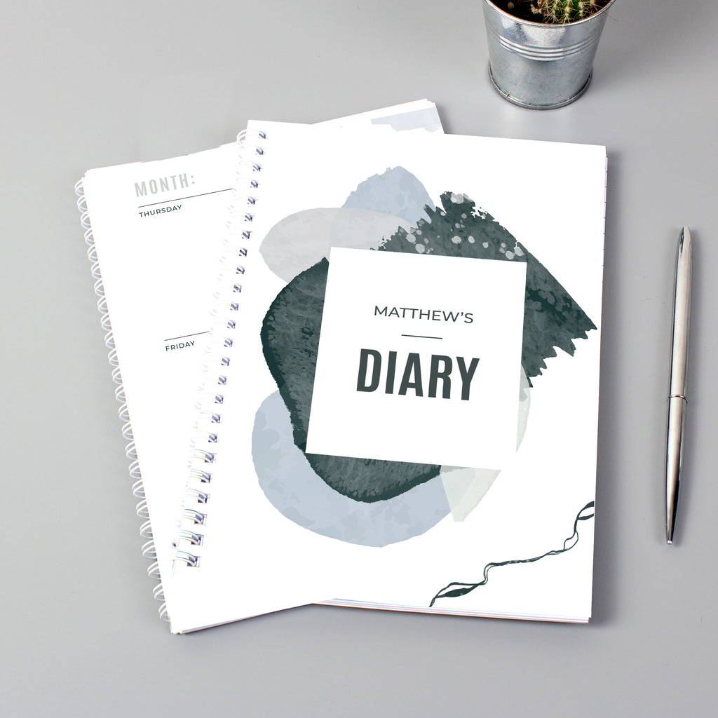 Personalised Abstract A5 Diary | Stationery & Pens