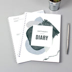 Personalised Abstract A5 Diary | Stationery & Pens