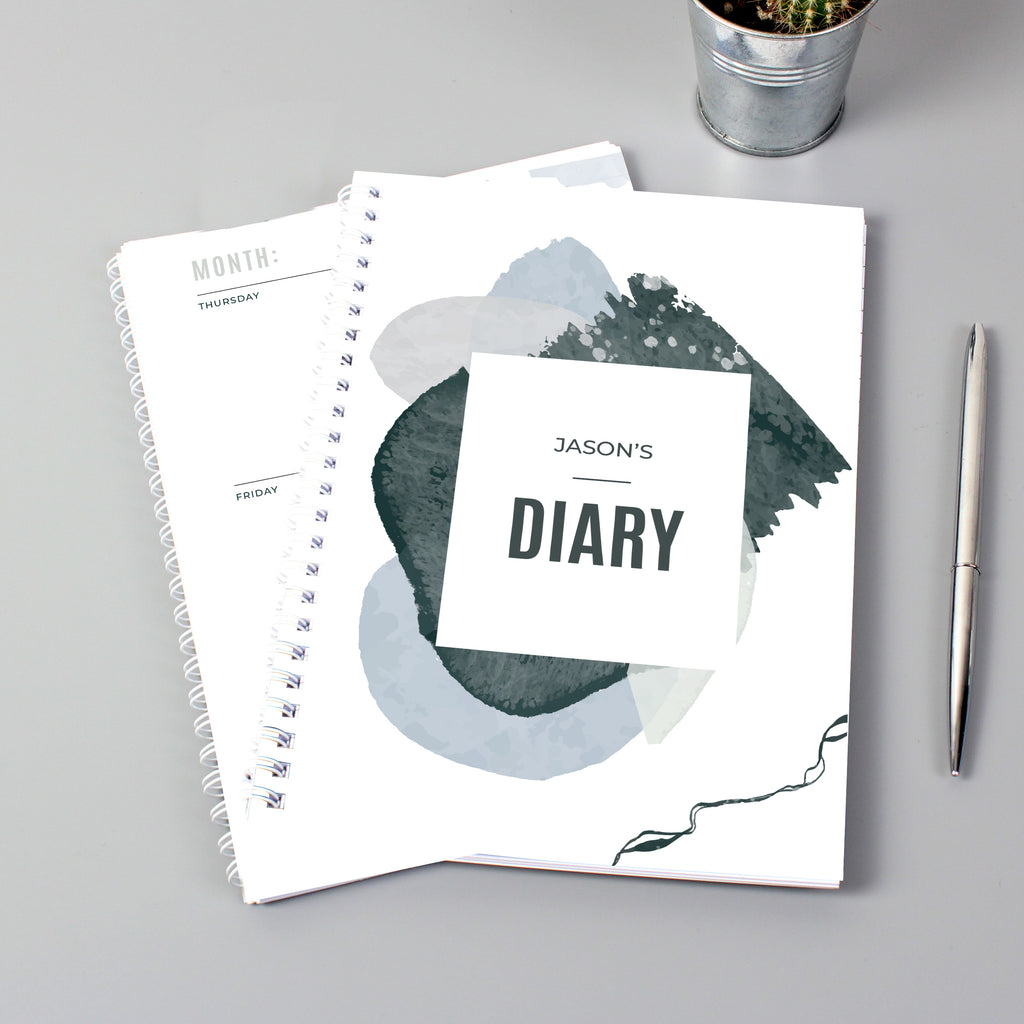 Personalised Abstract A5 Diary | Stationery & Pens