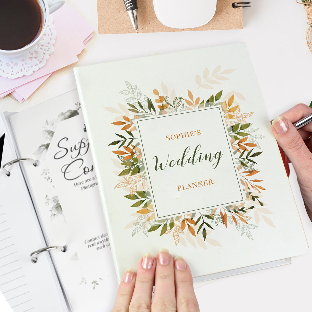 Personalised Autumnal Wedding Planner for Wedding