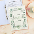 Personalised Botanical Border Wedding Planner for Wedding