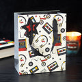 23cm Medium Retro 80s Print Gift Bag | Inspired Creative Gifts | UK Supplier