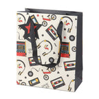 23cm Medium Retro 80s Print Gift Bag | Inspired Creative Gifts | UK Supplier