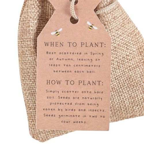 24 Garden Seed Balls in a Bag | Inspired Creative Gifts | UK Supplier