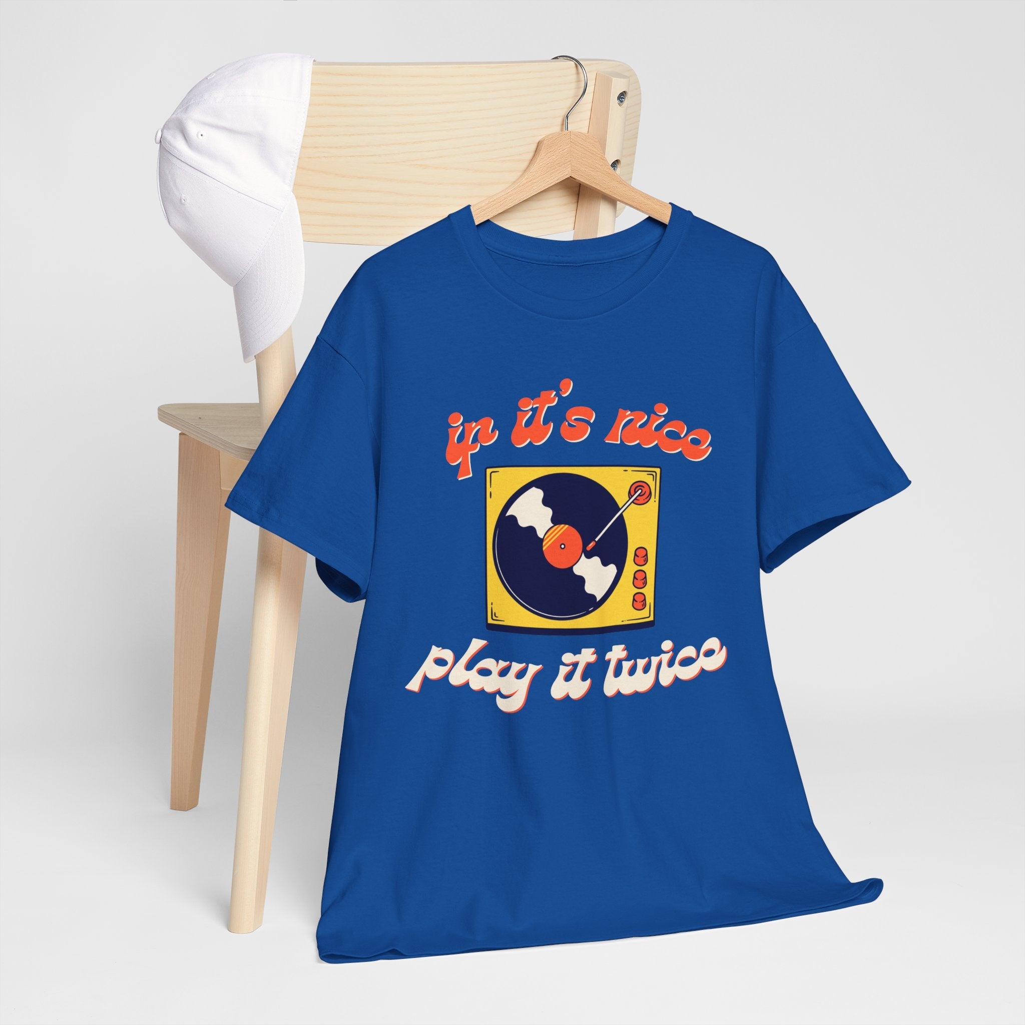 'If It’s Nice, Play It Twice' Vinyl T-Shirt