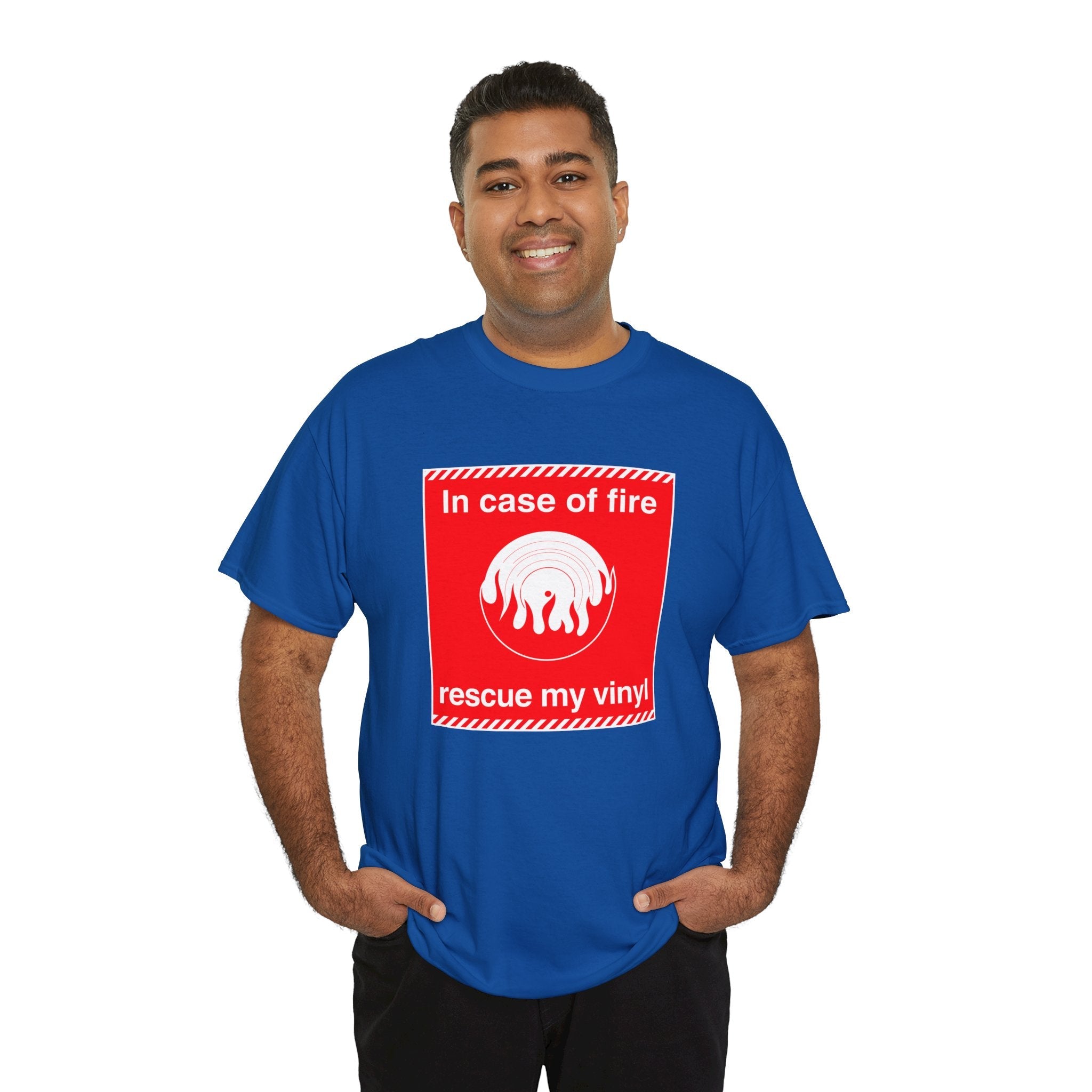 'In Case of Fire, Save My Vinyl' T-Shirt