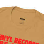'Vinyl Records Are Groovy' Bold T-Shirt