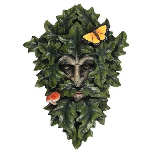 29x21cm Leafy Green Man Wall Plaque | Inspired Creative Gifts | UK Supplier