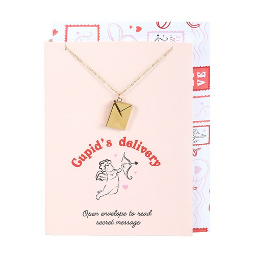 Love Letter Locket Necklace on Greeting Card | Inspired Creative Gifts