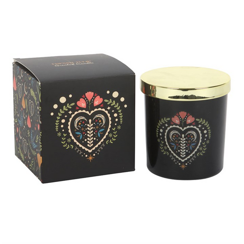 Midnight Bloom Black French Tulip Scented Candle | Inspired Creative Gifts