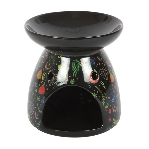 Midnight Bloom Print Oil Burner | Inspired Creative Gifts
