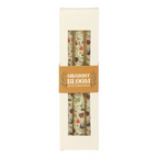 Set of 3 Cream Midnight Bloom Print Taper Candles