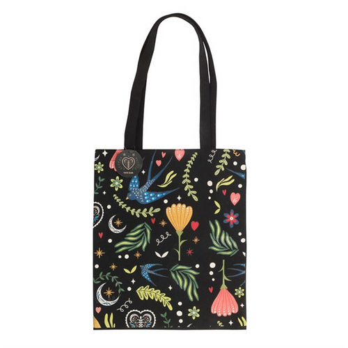 Midnight Bloom Polycotton Tote Bag | Inspired Creative Gifts