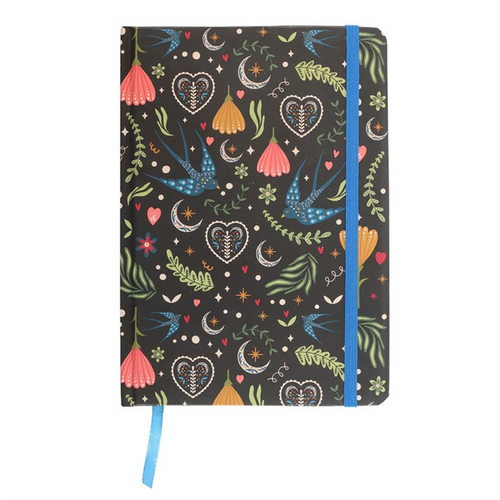 Midnight Bloom Print A5 Notebook | Inspired Creative Gifts