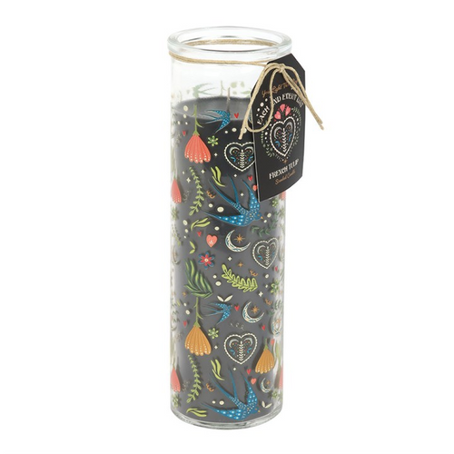 Midnight Bloom Print French Tulip Tube Candle | Inspired Creative Gifts