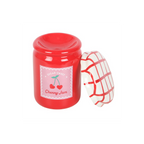 Cherry Jam Jar Oil Burner and Wax Warmer