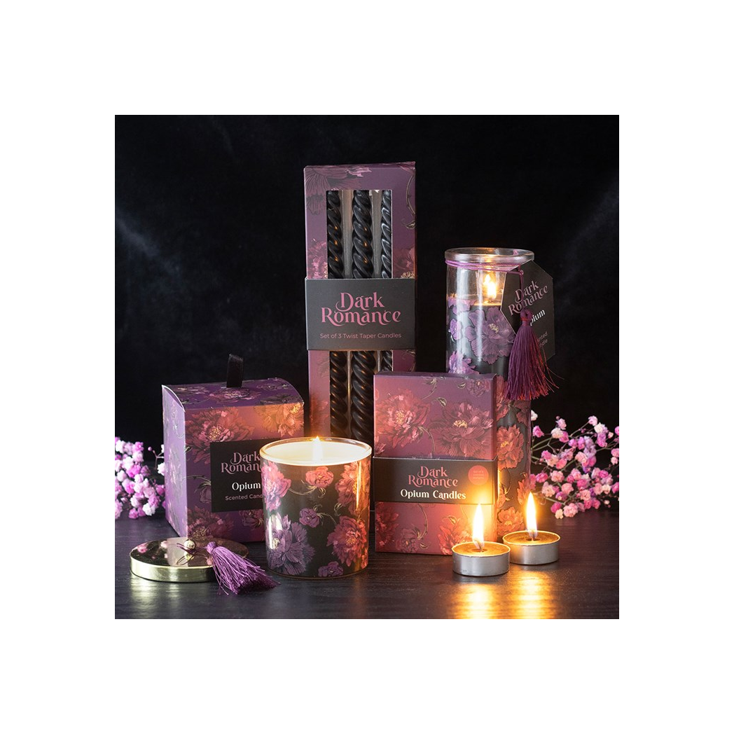 Dark Romance Opium Scented Tube Candle | Candles
