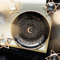 Black Astrology Wheel Trinket Dish | Trinket, Jewellery & Keepsake Boxes
