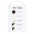 30cm Yin Yang Hanging Metal Sign | Inspired Creative Gifts | UK Supplier