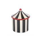 Black Striped Circus Tent Oil Burner