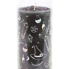 Crystal Witch Jasmine Tube Candle with Amethyst Chips | Candles