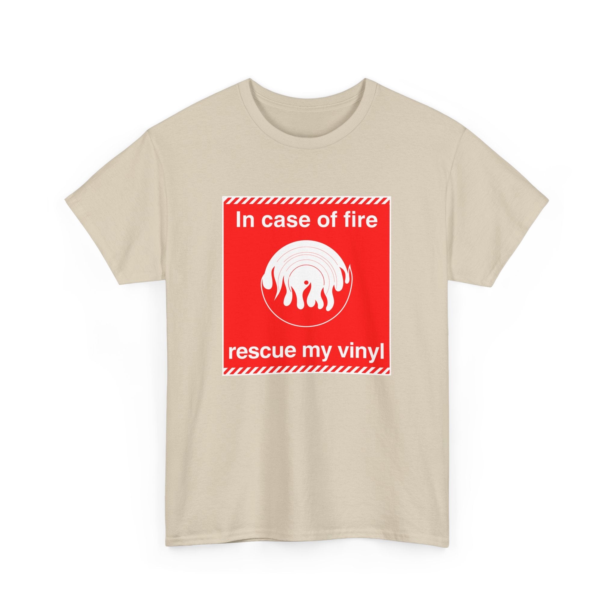 'In Case of Fire, Save My Vinyl' T-Shirt