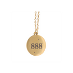 888 Angel Number Abundance Necklace | Woman's Necklace | Inspired Creative Gifts