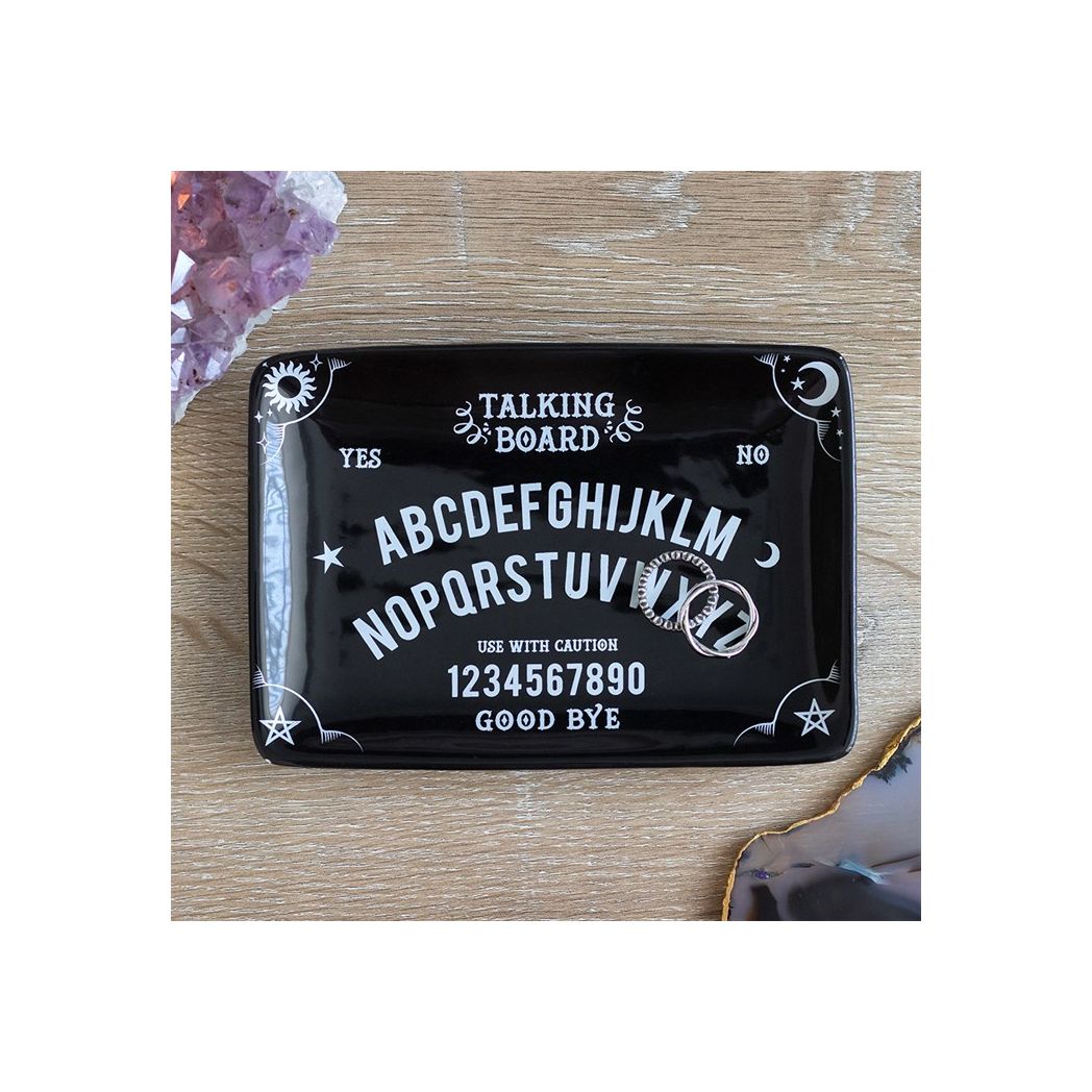 Black Talking Board Trinket Dish | Trinket, Jewellery & Keepsake Boxes | Inspired Creative Gifts