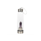 Amethyst Calming Glass Water Bottle