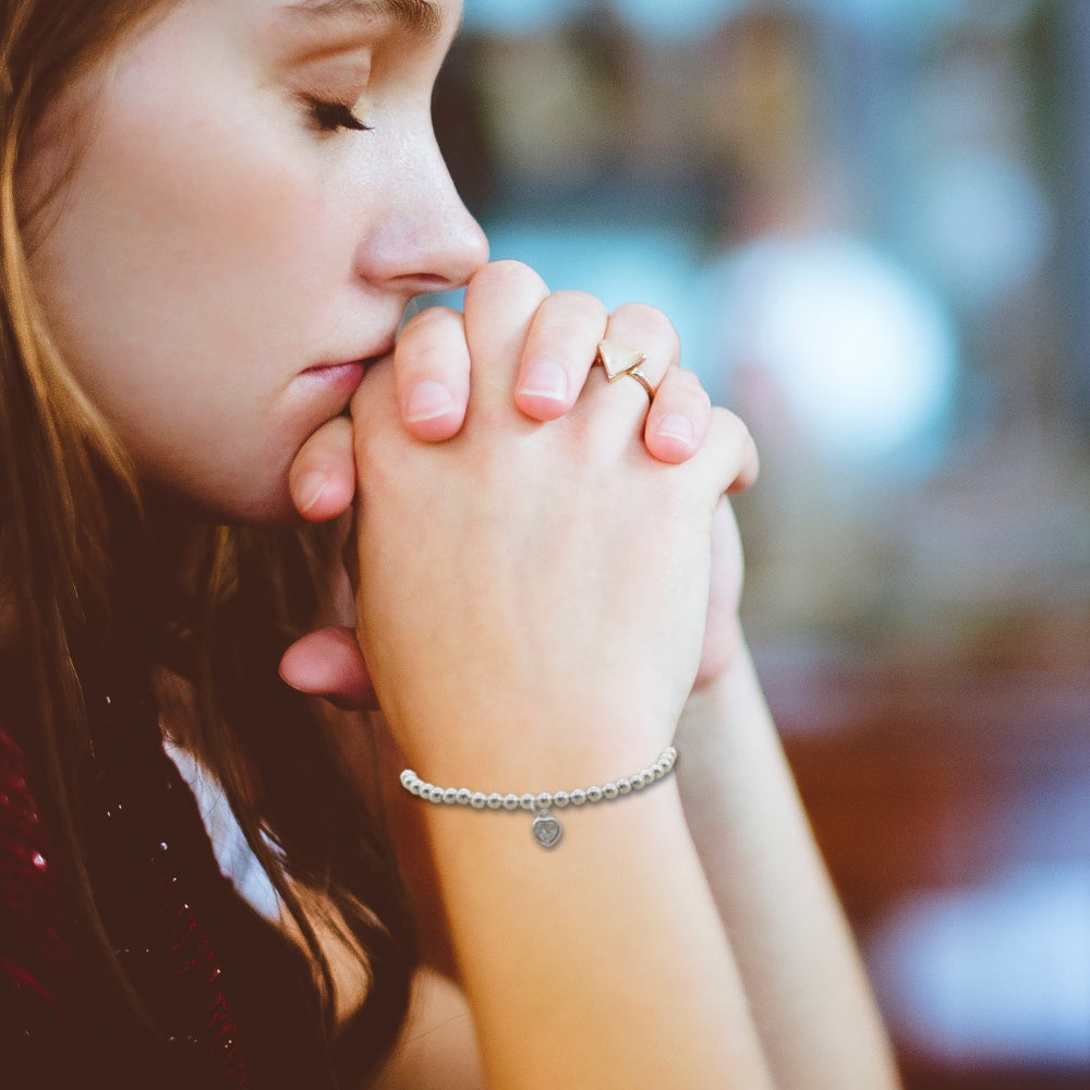 Happy Birthday Party Gift Card & Cubic Zirconia Heart Bracelet