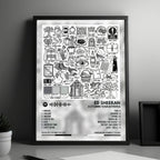 Ed Sheeran "Autumn Variations" Album Cover Poster - with Complete Tracklist