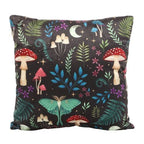 35cm Square Dark Forest Print Cushion | Inspired Creative Gifts | UK Supplier