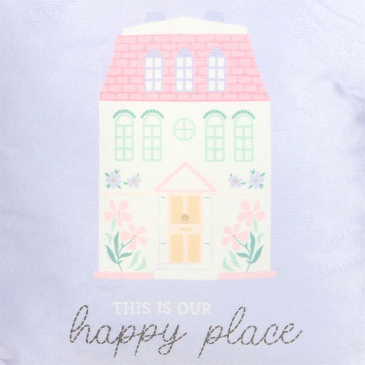35cm Square This Is Our Happy Place Square Cushion | Inspired Creative Gifts | UK Supplier