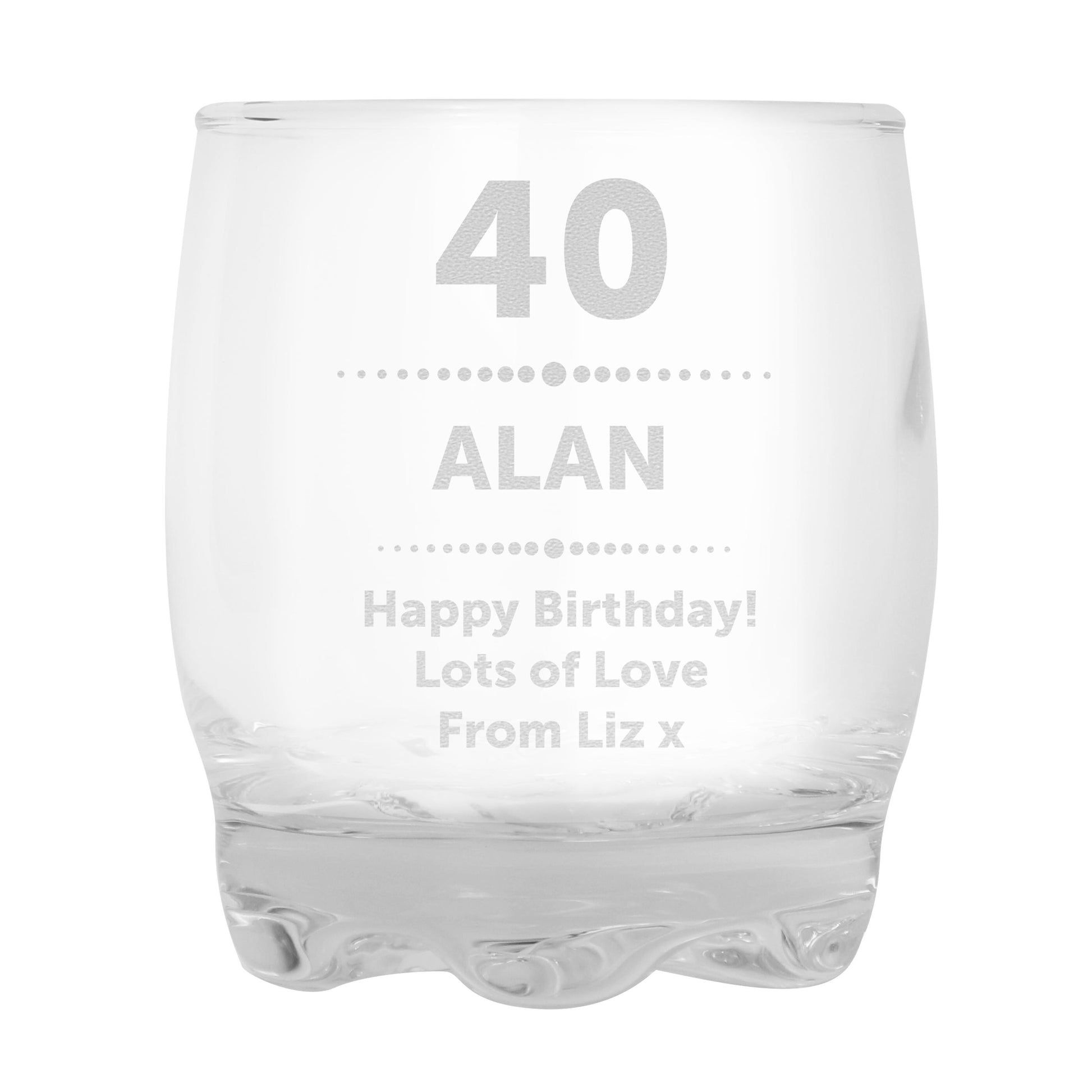 Personalised Birthday Star Tumbler | Big Age 30 40 50 60 70 | Gift for Him | Fathers Day - Tumbler - Inspired Creative Gifts