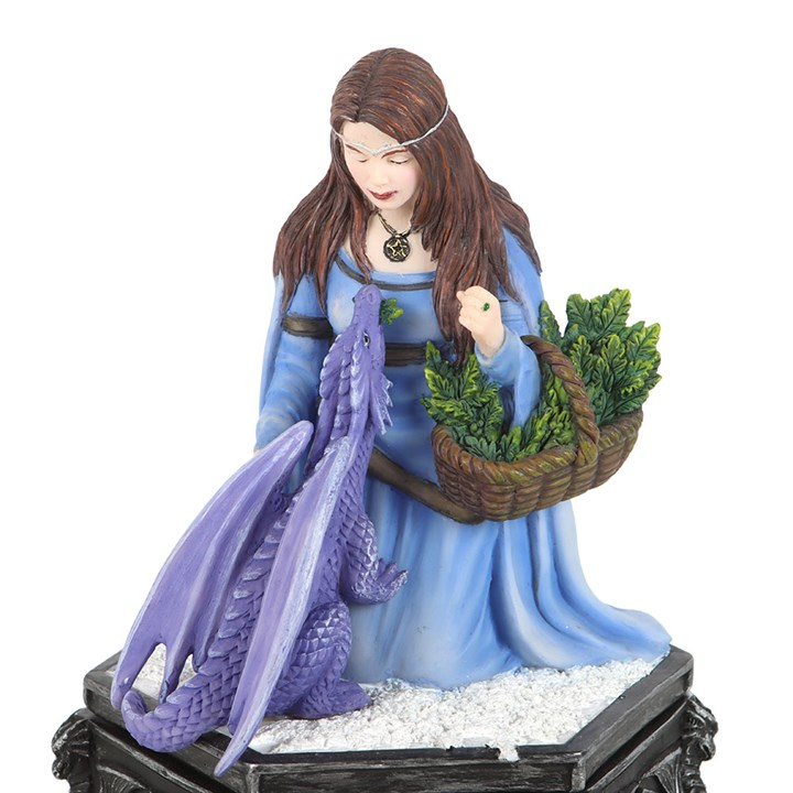 Dragon Friendship Winter Box by Anne Stokes | Trinket, Jewellery & Keepsake Boxes