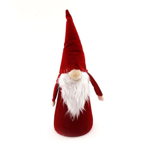 38cm Red Velvet Standing Christmas Gonk | Inspired Creative Gifts | UK Supplier