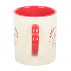 For My Best-Tea Mug with Heart Handle