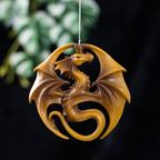 Dragon Medal Hanging Ornament by Anne Stokes | Ornaments