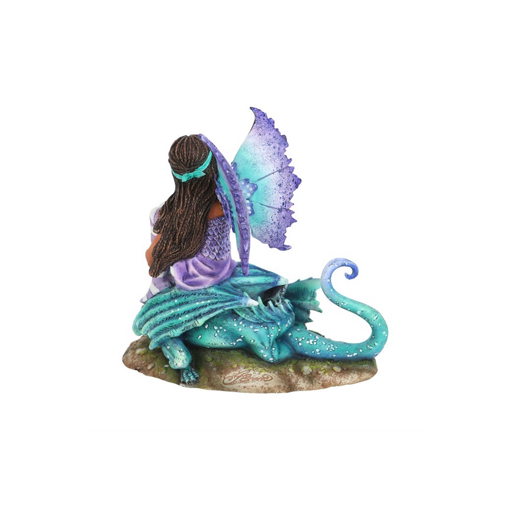 16cm Dragon Perch Fairy Figurine by Amy Brown