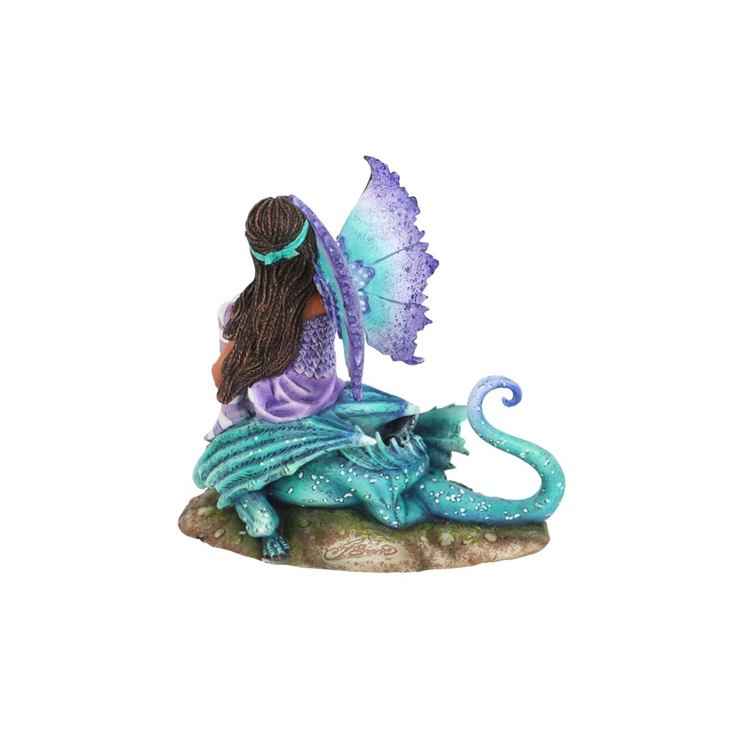 16cm Dragon Perch Fairy Figurine by Amy Brown